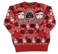 Červený svetr se Star Wars Tu