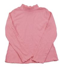 Růžové žebrované triko H&M