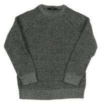 Šedo-černý melírovaný svetr George 