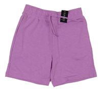 Nové - Lila teplákové kraťasy Dunnes
