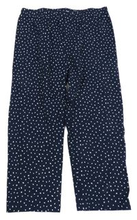 Tmavomodré capri legíny s puntíky Topolino