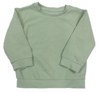 Khaki žebrovaná mikina Primark