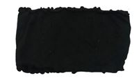 Černý mačkaný bandeau top 