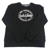 Černá mikina s logem JACK&JONES