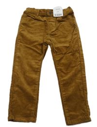 Nové - hnědé manšestráky Next