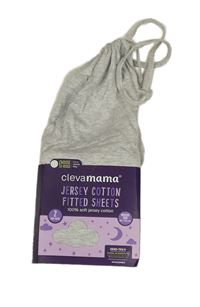 Nové - šedé napínací prostěradlo 83x46