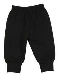 Tmavokhaki teplé tepláky s potiskem 