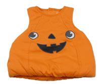 Kostým - Oranžová zateplená vesta - dýně F&F