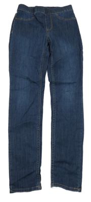 Tmavomodré riflové džegíny H&M