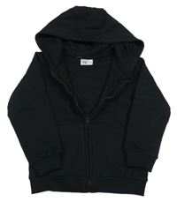 Černá propínací mikina s kapucí INFINITY KIDS