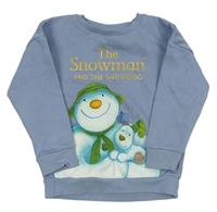 Světlemodrá mikina se sněhulákem - The Snowman Tu