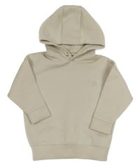 Béžová oversize mikina s nápisem a kapucí F&F