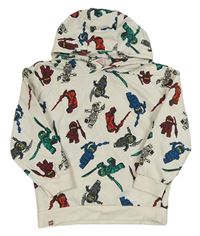 Smetanová mikina s Lego Ninjago a kapucí Lego