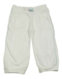 Bílé tepláky s pruhem C&A