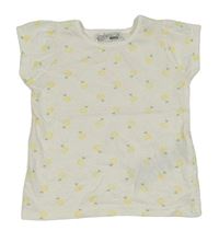 Smetanové tričko s citróny Ergee