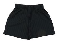 Černé pruhované sportovní kraťasy Matalan