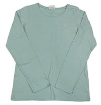 Světlezelené triko s výšivkou Famy