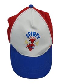 Bílo-červeno-modrá kšiltovka se Spidermanem Matalan