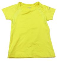 Žluté funkční sportovní tričko 