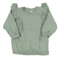 Světlezelená mikina s madeirou H&M