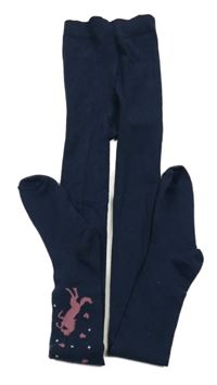 Tmavomodré punčocháče s jednorožci Yigga