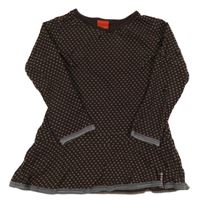 Hnědá vzorovaná tunika esprit