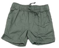 Zelené plátěné kraťasy Primark