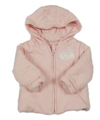 Světlerůžová zateplená propínací mikina s kapucí Primark