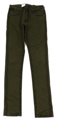 Nové - tmavozelené skinny rifle 