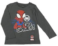 Tmavošedé triko se Spidermanem C&A
