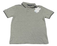 Šedé polo tričko M&Co.