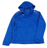 Tmavomodrá propínací thermo mikina s kapucí Jako