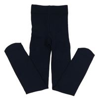 Tmavomodré zateplené punčocháče Alive