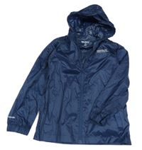 Tmavomodrá šusťáková jarní funkční bunda s kapucí Regatta