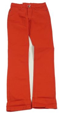 Červené plátěné kalhoty Premaman