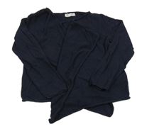 Tmavomodrý svetrový cardigan Reserved