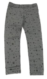 Šedé džegíny s hvězdami F&F