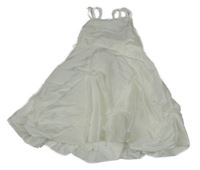 Smetanové slavnostní šaty 