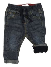 Šedomodré podšité lehké rifle s úpletovým pasem Early Days