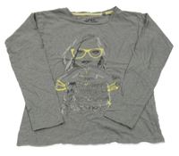 Šedé triko s dívkou C&A