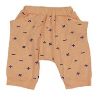 Meruňkové kraťasy se znaky 