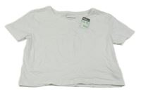 Nové - Bílé crop tričko Primark