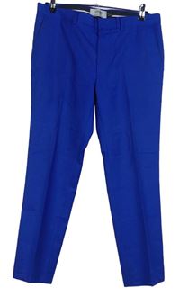 Pánské safírové kalhoty s puky Topman vel. 34R