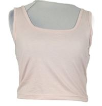 Dámský světlerůžový crop top Boohoo 
