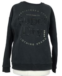 Dámská černá mikina s logem Superdry 