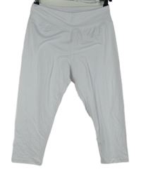 Dámské bílé capri legíny