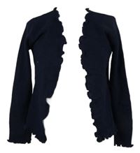 Dámský tmavomodrý svetrový cardigán 