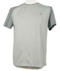 Pánské bílo-šedé sportovní tričko Primark 