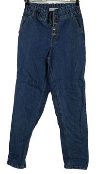 Dámské modré paper bag rifle Primark 