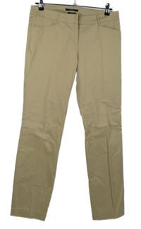 Dámské béžové slim fit kalhoty s puky Windsor